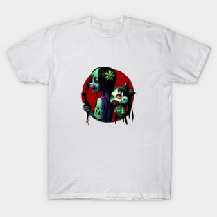 Zombie parents and children T-Shirt